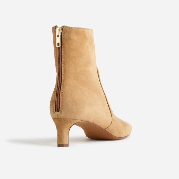 Madewell The Dimes Kitten-Heel Boot in Tawny Khaki, Size 8.5 - Picture 4 of 13